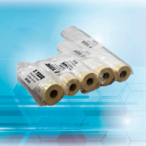 Plastic film with tape